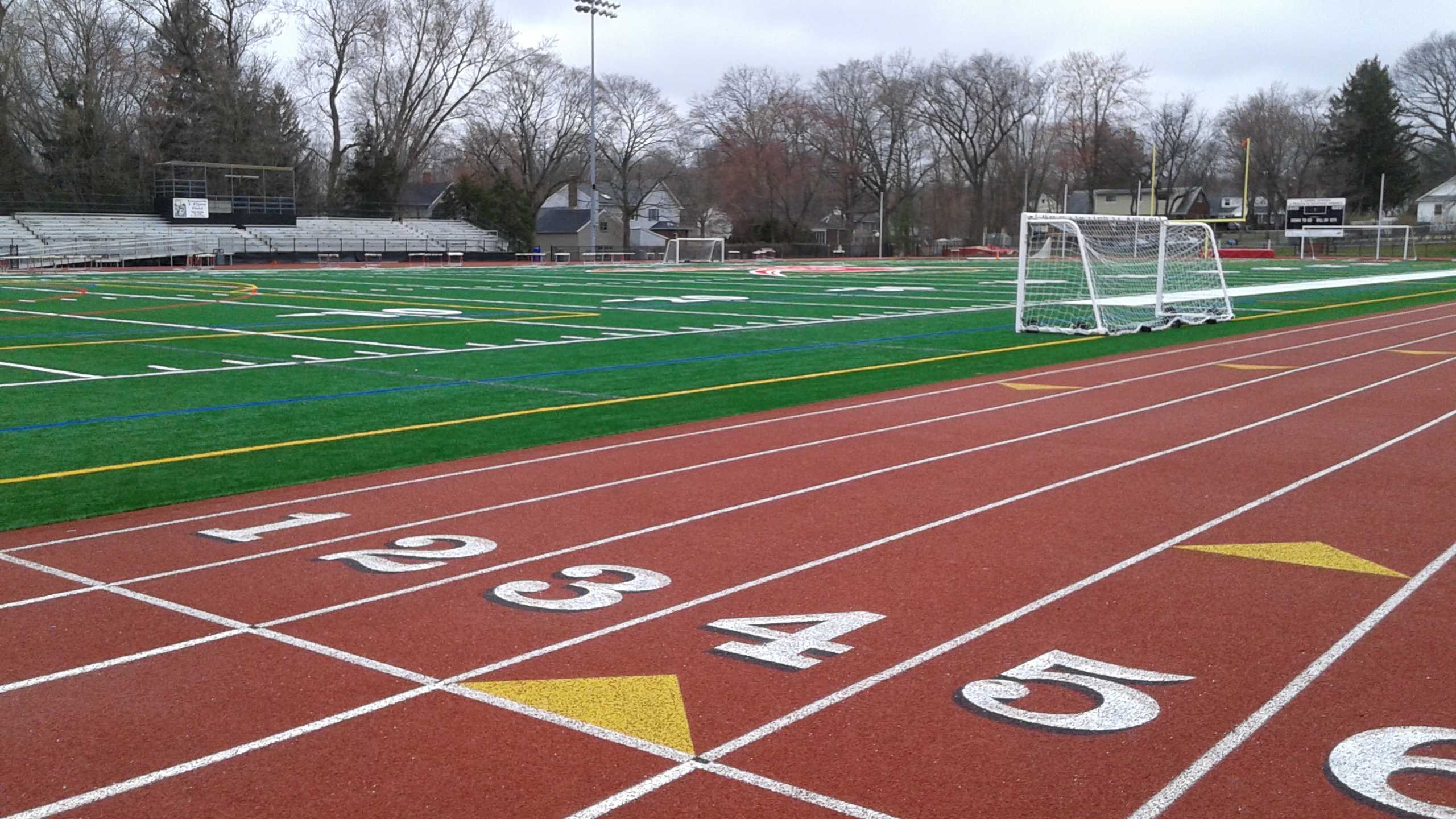 Students preparing for the middle school track season The Cavalier